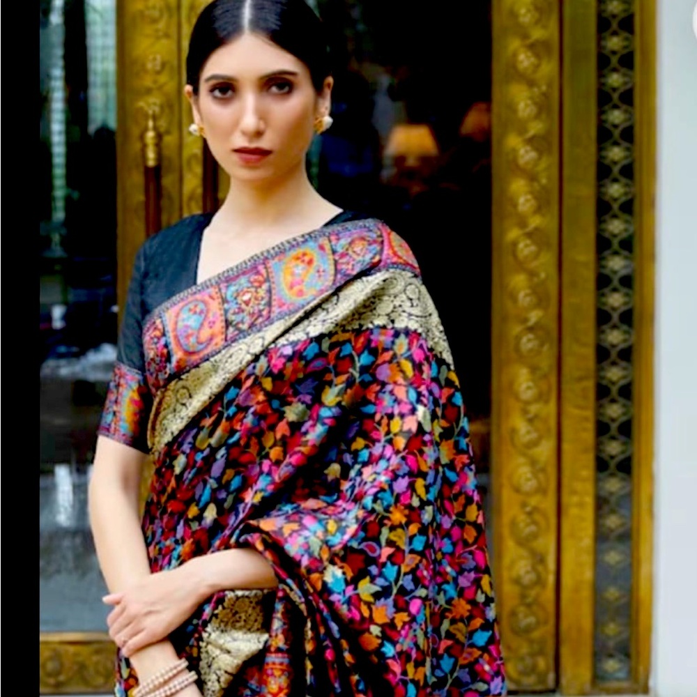 Kashmiri Kani woven Saree